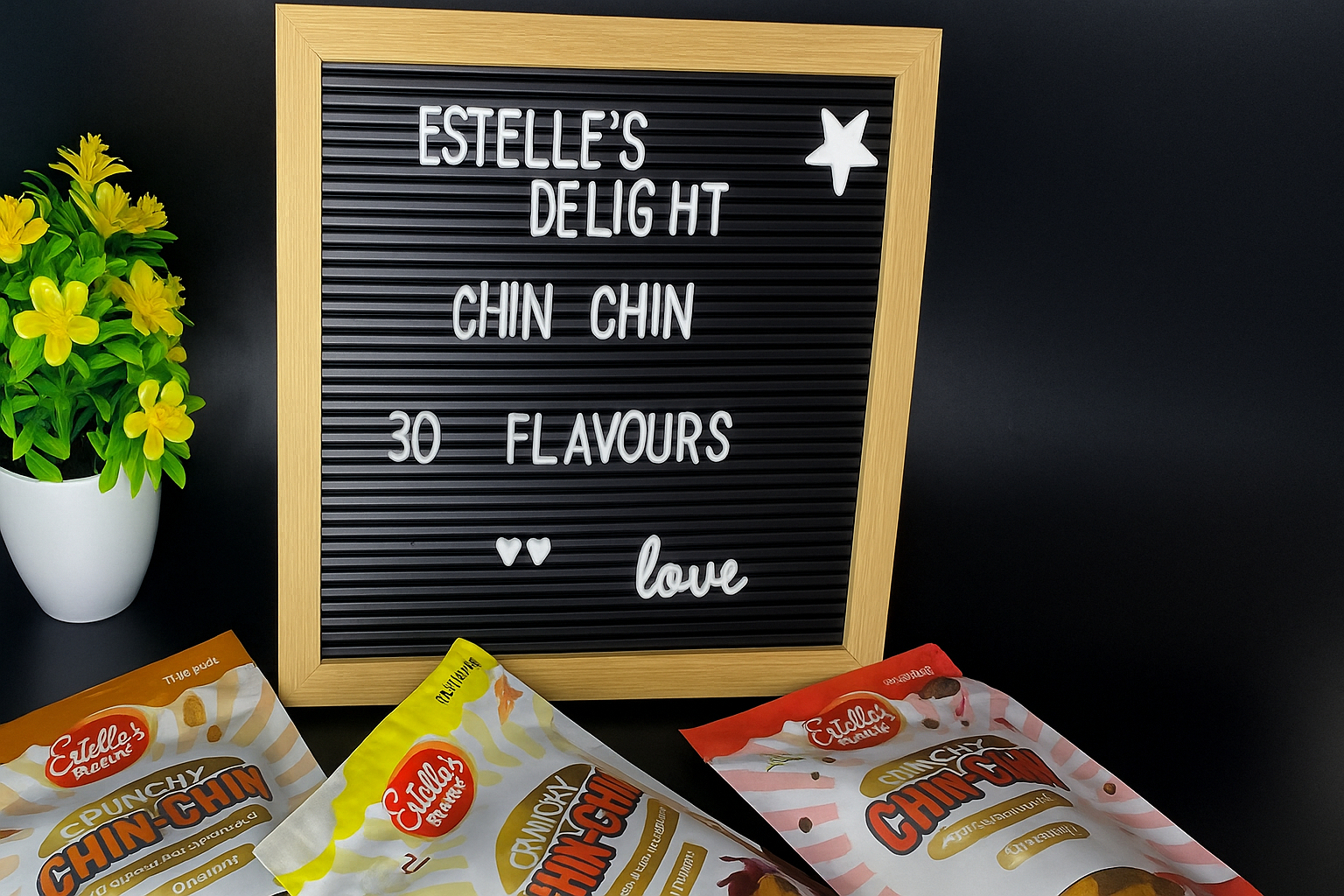Estelle’s Delight Chin-Chin